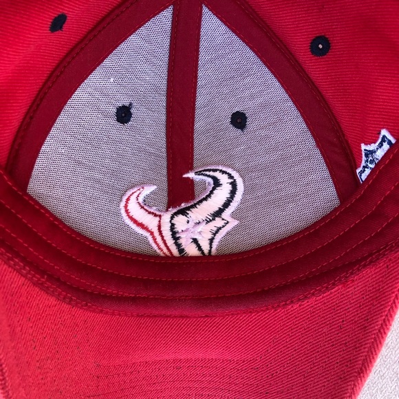 NFL Onfield Rebook Houston Texans Red Blue White Adjustable Back Strap Hat Cap - Picture 8 of 13
